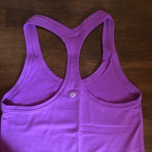 Lululemon athletic tank small purple